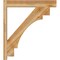 Ekena Millwork Merced Block Rough Sawn Outlooker, Western Red Cedar, 6"W x 32"D x 36"H OUT06X32X36MRC05RWR - alternate 3